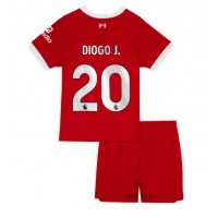 Liverpool Diogo Jota #20 Hjemme Trøje Børn 2023-24 Kortærmet (+ Korte bukser)